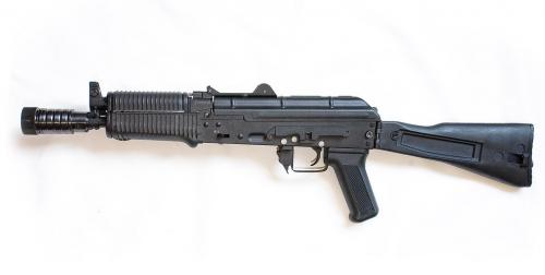 Airsoft AEG DIBOYS, Kalash SLR-106 (Rk-12) вид слева с разложенным прикладом Airsoft AEG DIBOYS, Kalash SLR-106 (Rk-12) вид слева с разложенным прикладом