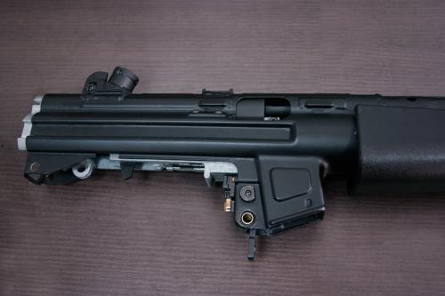 верхняя половина разъемного гирбокса (split gearbox) у ICS MX5-p AEG (HK MP-5) верхняя половина разъемного гирбокса (split gearbox) у ICS MX5-p AEG (HK MP-5)