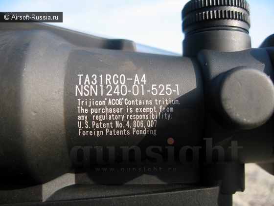 Обзор реплики ACOG TA31 RCO-A4CP (Фото 3)