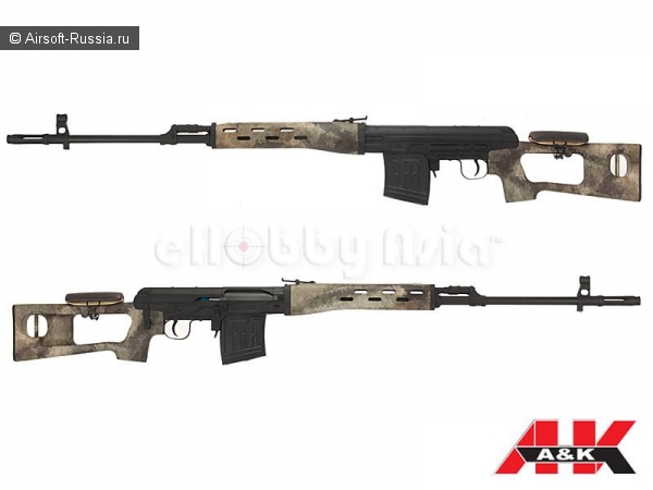 Еще одна камуфлированная винтовка - A&K SVD