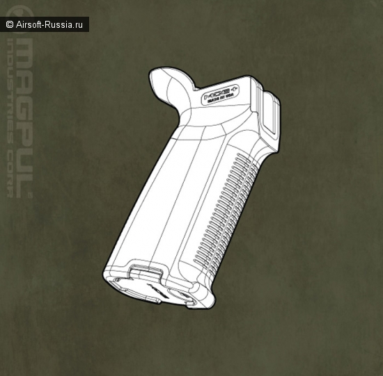 Magpul: рукоятка MOE®+ для AR15 и M16 (Фото 3)
