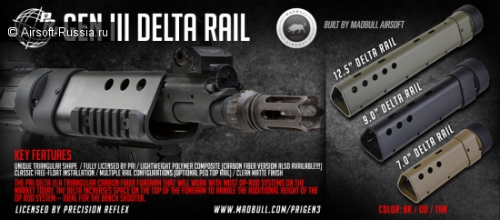 MadBull: цевье PRI GIII Delta Rail