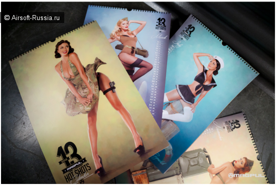 Опять брутальный розовый и календарь в стиле pin-up (Фото 2)