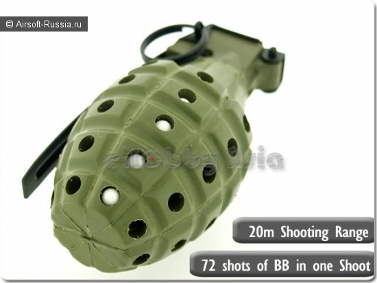 Многоразовая граната Snicker 360° Gas MKII Grenade