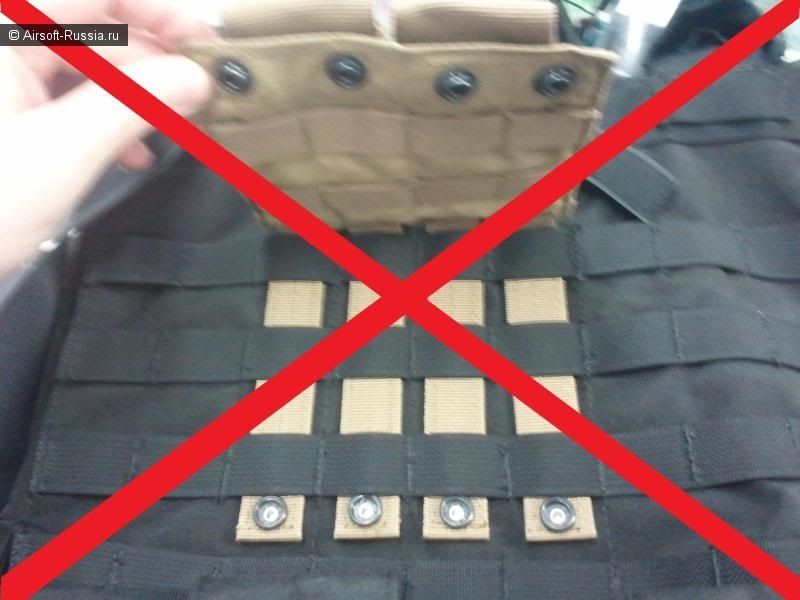 Как правильно крепить подсумки MOLLE