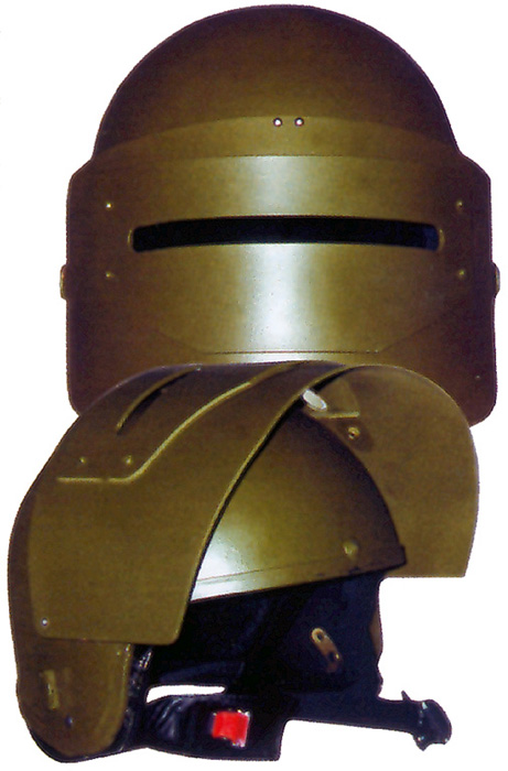 Шлем маска 1Щ с щелевым металлическим забралом