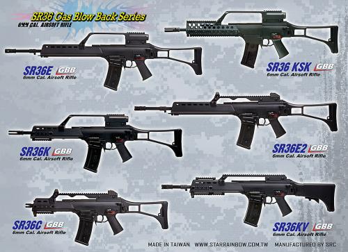 новинки от SRC G36e, G36e2, G36k, G36c, G36 KSK, G36kv новинки от SRC G36e, G36e2, G36k, G36c, G36 KSK, G36kv