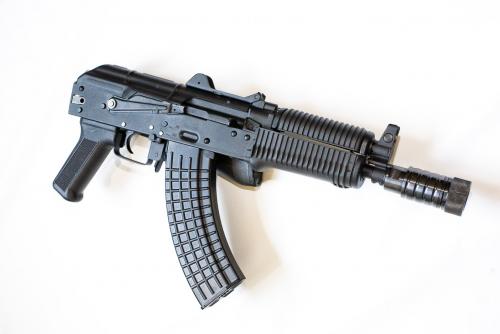 Общий вид Airsoft AEG DIBOYS, Kalash SLR-106 (Rk-12) со сложенным прикладом прикладом Общий вид Airsoft AEG DIBOYS, Kalash SLR-106 (Rk-12) со сложенным прикладом прикладом