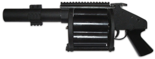 Обзор 5KU Revolver Grenade Launcher