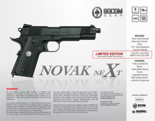 рекламный плакат GBB Socom Gear Novak Next рекламный плакат GBB Socom Gear Novak Next