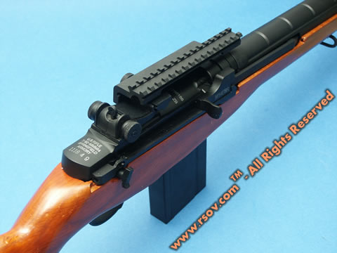 крепление под оптику типа \"рельса\" на винтовке M14 (Mk.14) производства KART (Китай) rsov крепление под оптику типа \"рельса\" на винтовке M14 (Mk.14) производства KART (Китай) rsov