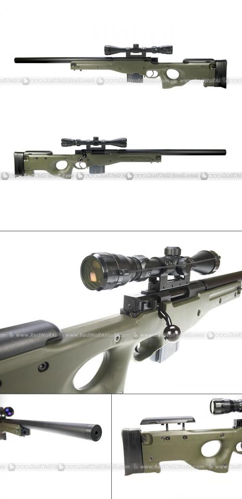 Снайперская винтовка L96 Tanaka L96 Covered Sniper (green version) Снайперская винтовка L96 Tanaka L96 Covered Sniper (green version)