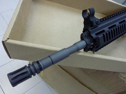 прицел и пламегаситель на HK416 GBB оружие для страйкбола от WE прицел и пламегаситель на HK416 GBB оружие для страйкбола от WE