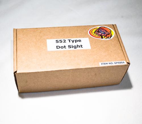 Коробка от коллиматорного прицела GP686A