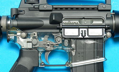 винтовка M4A1, прозрачная ствольная коробка тюнинг от G&P винтовка M4A1, прозрачная ствольная коробка тюнинг от G&P