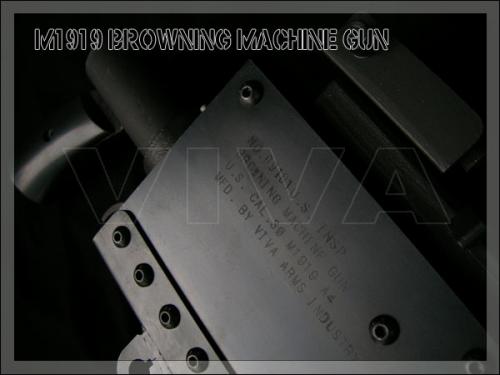 маркировки пулемета для страйкбола Browning М1919 от Viva Arms маркировки пулемета для страйкбола Browning М1919 от Viva Arms