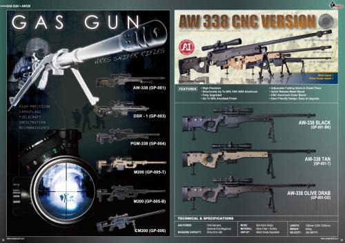 ARES AW-338 снайперская винтовка для страйкбола