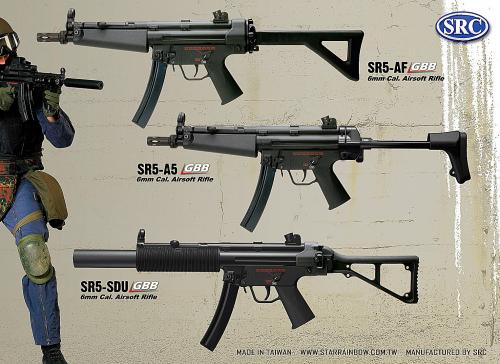 H&K MP5-AF, MP5-A5, MP5-SDU от SRC H&K MP5-AF, MP5-A5, MP5-SDU от SRC