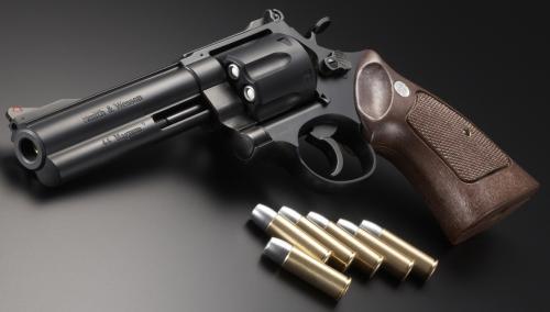 Smith &amp; Wesson M29 Револьвер для страйкбола и катриджи-гильзы от Marushin