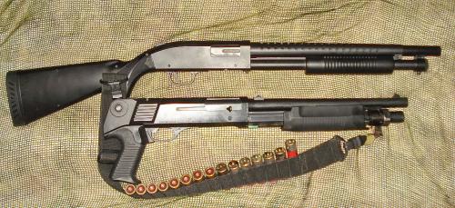 спринговый дробовик от А.С.М. и M3 Shorty от Tokyo Marui спринговый дробовик от А.С.М. и M3 Shorty от Tokyo Marui